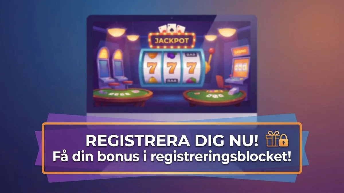 Registrera dig med bonus